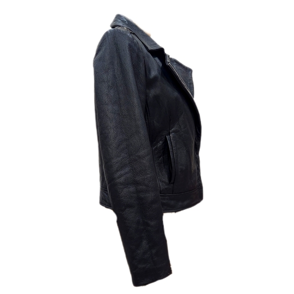 VINTAGE WILSONS LEATHER Moto Jacket,  Women's Medium - Picture 6 of 11